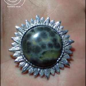 Broche en variolite Alpes de Haute-Provence